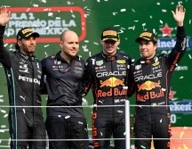 Max Verstappen voló sobre el Circuito Hermanos Rodríguez. AFP/A. ESTRELLA