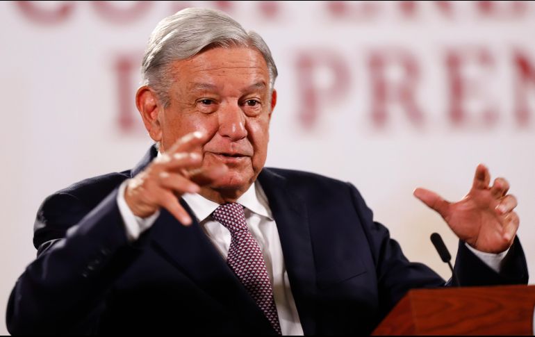 López Obrador también aprovechó para criticar al periodista Sergio Sarmiento por informar sobre las giras que ha hecho a Badiraguato, Sinaloa. EFE / I. Esquivel