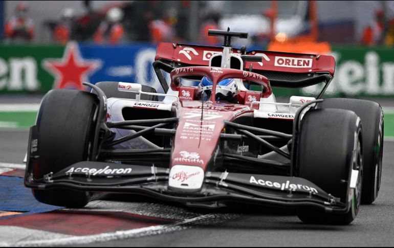 Valtteri Bottas quedó en la décima posición del Gran Premio de México. AFP/A. ESTRELLA
