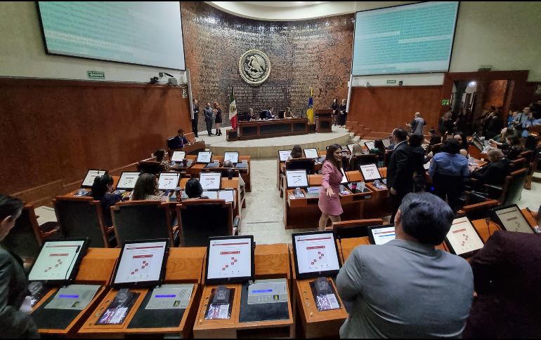 En su primer año, la 63 Legislatura realizó 83 sesiones de pleno durante las que se presentaron más de mil 700 iniciativas. EL INFORMADOR/R. Rivas