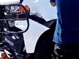 El comerciante ambulante de entre 40 a 45 años quedó tendido sobre el asfalto. ESPECIAL