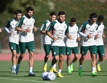 Los jugadores que se encuentran en el Centro de Alto Rendimiento (CAR) de la Federación Mexicana de Futbol, tuvieron su último entrenamiento en territorio mexicano. TWITTER/@miseleccionmx