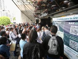 Debido a que en el SAT esos días no son computados, los plazos y trámites que se tengan por sustento en las oficinas, serán atendidos por las unidades administrativas. SUN / ARCHIVO