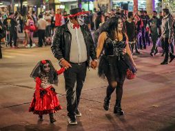 Muchos consideran que Halloween se celebra en Tijuana más que el mismo Día de Muertos. EFE / J. Terriquez