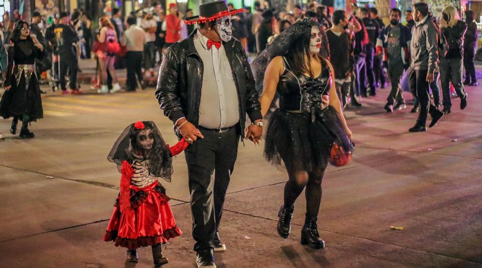 Muchos consideran que Halloween se celebra en Tijuana más que el mismo Día de Muertos. EFE / J. Terriquez