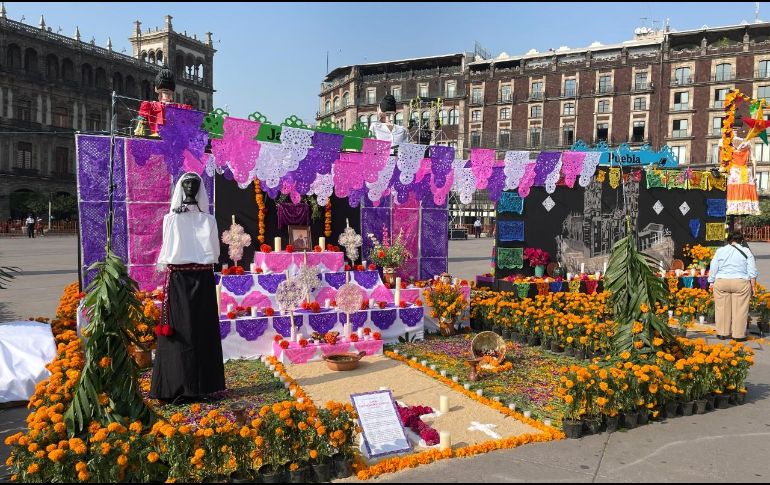 El altar que aportó Jalisco. ESPECIAL/Secretaría de Cultura