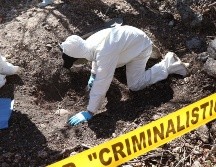 Se hallan fosas clandestinas en Irapuato con al menos 41 bolsas de restos humanos. EFE/F. Meza