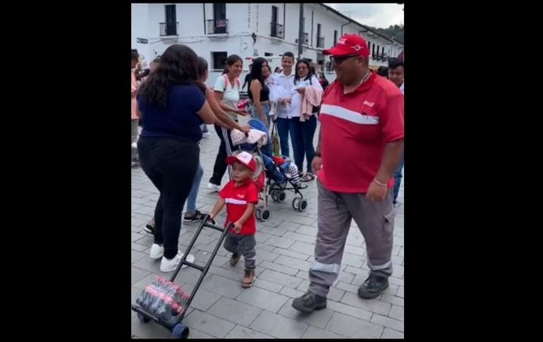De acuerdo con los usuarios, el hecho ocurrió en el municipio colombiano de Popayán. ESPECIAL/CAPTURA DE VIDEO