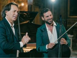 Hauser (der) resaltó la grata experiencia de sumar su talento a Andrea, como una forma de presentar una ofrenda sonora al fallecido ícono musical. CORTESÍA