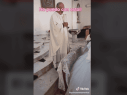 Advierten que van a proceder y solicitarán al obispo de la Diócesis de Torreón que destituyan al párroco Francisco Javier Gómez Orozco: TIKTOK / @quinceaneraeventos