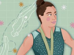 Dafne Navarro fue la primera mexicana en clasificar a unos Juegos Olímpicos en la prueba individual de gimnasia de trampolín y obtuvo plata en los Juegos Panamericanos Toronto 2015. ESPECIAL/M. Robles