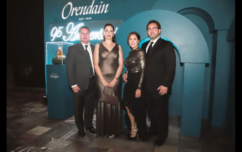 Carlos Orendain, Jessica Orendain, Erika Zamora y Andrés Orendain. GENTE BIEN JALISCO/Tony Martínez
