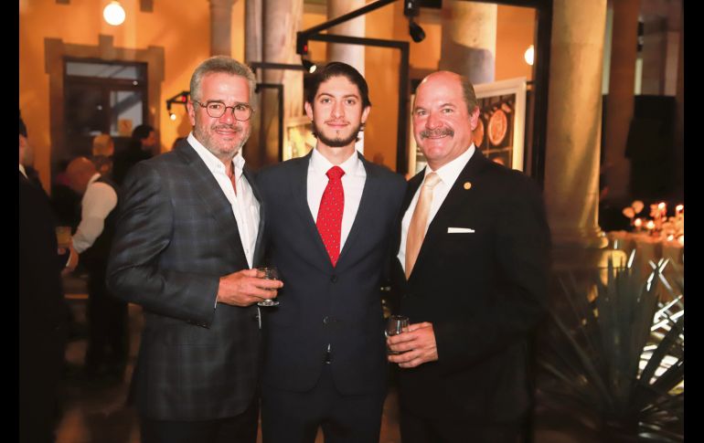 Ignacio González, Alberto Orendain y Jaime Orendain. GENTE BIEN JALISCO/Tony Martínez