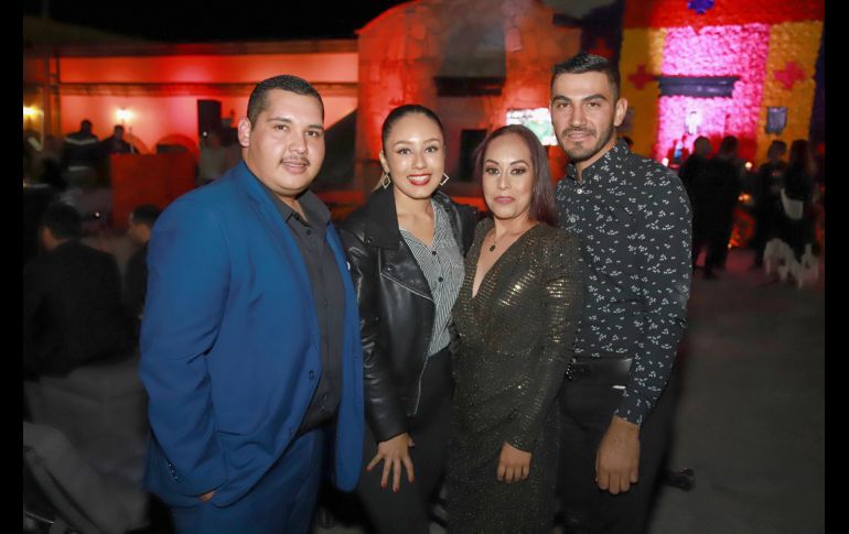 Luis Durán, Liz Garay, Janeth Mora y Marco Flores. GENTE BIEN JALISCO/Tony Martínez
