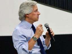 Invitado por la agrupación política Confío en México que preside Salvador Cosío; Claudio X González presentó en Guadalajara la organización Unidos. EL INFORMADOR/ARCHIVO