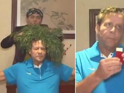 Incienso, ruda, agua y tierra fueron algunos de los elementos que se usaron para traerle buena fortuna a Alfredo Adame. ESPECIAL