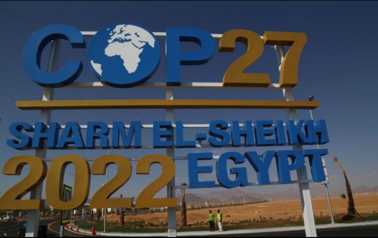 La COP27 se llevará a cabo este año en la ciudad de Sharm el-Sheij, Egipto, en donde delegados de más de 200 países se reunirán para llegar a acuerdos que logren parar los efectos provocados por el cambio climático. AP/ T. Hartwell