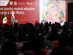 Claudia Sheinbaum Pardo compartió su compromiso con la educación en la Ciudad de México. ESPECIAL