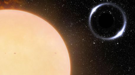 El hoyo negro fue identificado inicialmente usando la sonda Gaia de la Agencia Espacial Europea. AP/International Gemini Observatory