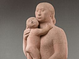 “Mujer con niño”, es una escultura de Rosa Castillo y pertenece a la colección de Jalisco. ESPECIAL