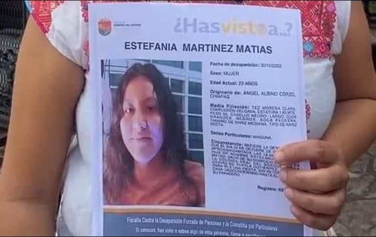 La Fiscalía informó que una brigada de búsqueda dio con el cuerpo sin vida de la joven que se encontraba en estado de descomposición. TWITTER / @Chechetc