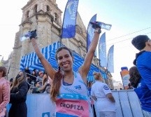 El tiempo de Oropeza fue de  2:34.48, cifra que le valió para quedar sólo por debajo de las representantes de Uganda y Etiopía. EL INFORMADOR / D. Reos