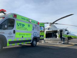 Los tres heridos de bala fueron trasladados desde Tizapán el Alto hasta Guadalajara para recibir atención médica. ESPECIAL