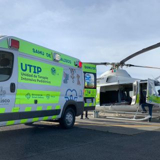 Arriban en ambulancia aérea tres heridos tras balacera en Tizapán el Alto