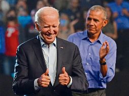 Las dos figuras demócratas pisan el acelerador previo a las elecciones. AFP