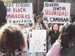 Las manifestaciones de los estudiantes de la Universidad de Guadalajara para pedir seguridad dentro y fuera de los planteles son una constante. EL INFORMADOR/ A. Camacho