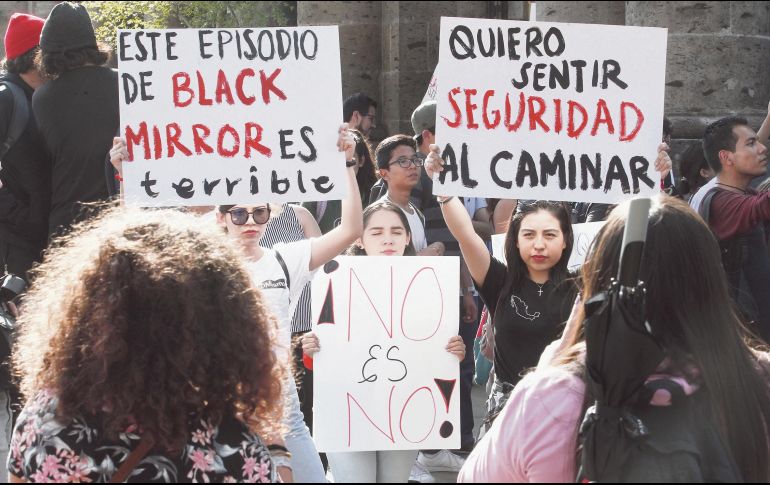 Las manifestaciones de los estudiantes de la Universidad de Guadalajara para pedir seguridad dentro y fuera de los planteles son una constante. EL INFORMADOR/ A. Camacho