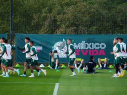 La Selección Mexicana inició hoy lunes la segunda semana de entrenamientos en la ciudad deportiva del Girona. EFE / D. Borrat