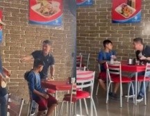 Jorge Arce fue grabado ayudando a un menor. ESPECIAL