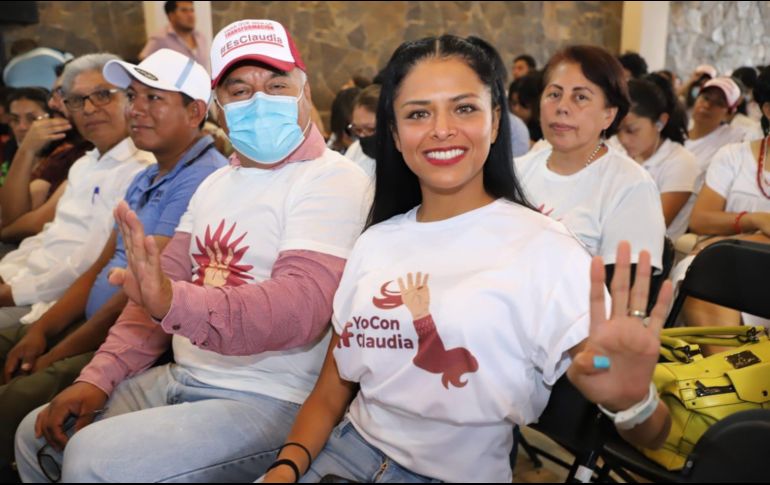 Más de 22 mil oaxaqueños se sumaron a apoyar a la jefa de Gobierno de la Ciudad de México, Claudia Sheinbaum. ESPECIAL