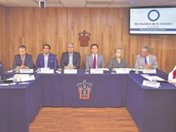 Médicos y autoridades de la UdeG hablan sobre los riesgos de padecer diabetes. CORTESÍA