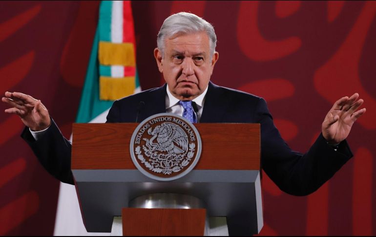 El Presidente López Obrador dice que a mediados del 2023 vamos a tener sistema de primera. SUN / B. Fregoso
