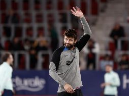 Gerard Piqué no podrá jugar el último derbi catalán de su carrera. EFE/J. DIGES
