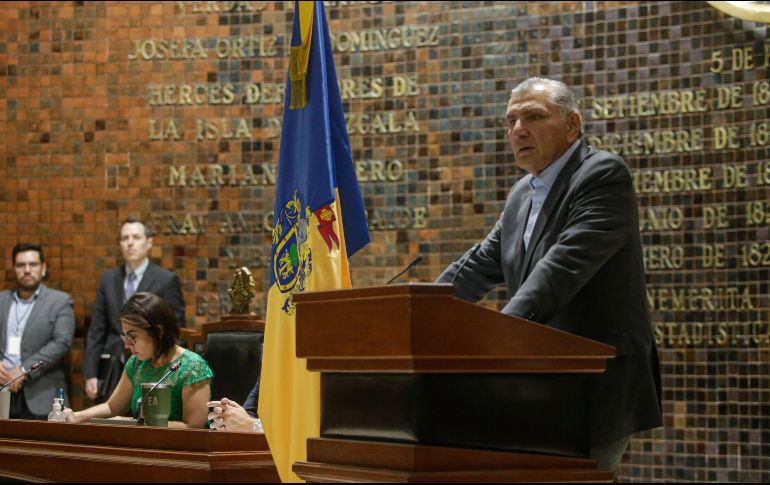 Adán Augusto López llamó a los diputados jaliscienses a no seguir “la línea” contra la reforma sobre fuerzas armadas. EL INFORMADOR/C. Zepeda