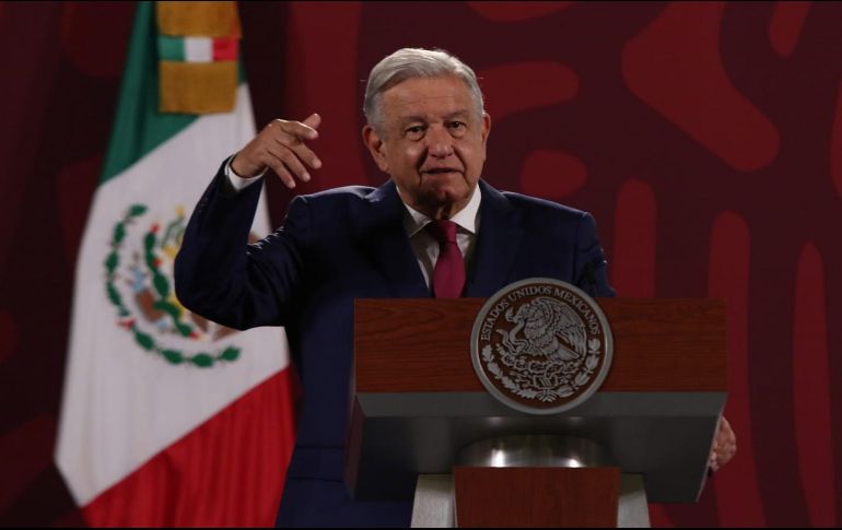 López Obrador asegura que una vez que concluya su mandato solicitará su pensión del ISSSTE para irla llevando en sus gastos, porque –asegura- no tiene dinero. SUN / C. Mejía