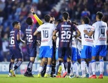 El villano del encuentro fue el volante del Atlético Celaya, Jesús Miranda, ya que solo estuvo en la cancha 38 segundos y se fue expulsado. IMAGO7