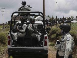 Según el reporte oficial, tras el ataque se ignoraba el paradero de los integrantes de la Guardia Nacional. SUN / ARCHIVO