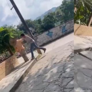 Joven da golpiza a un adulto mayor por reto viral en Hidalgo (VIDEO)