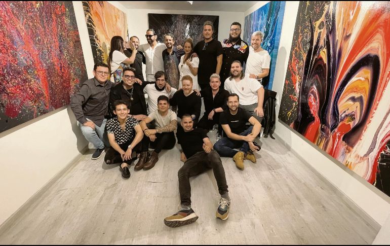 Artistas jaliscienses que participarán en Autoart Guadalajara 2022. CORTESÍA/ Diego Murillo