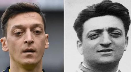 Un parecido que ha dado mucho de qué hablar en internet: Mesut Ozil, futbolista alemán de ascendencia turca, nació en 1988 y Enzo Ferrari, fundador de la escudería Ferrari, nació en Italia en 1898. GETTY IMAGES /