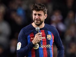 La carrera de Gerard Piqué se cerró en Pamplona, expulsado como suplente en El Sadar tres días después de su emotivo adiós en el Camp Nou con el Barcelona. AFP / ARCHIVO