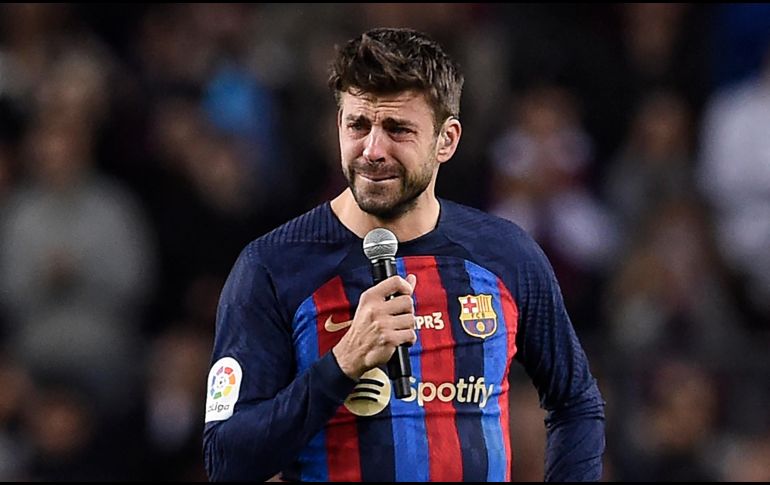 La carrera de Gerard Piqué se cerró en Pamplona, expulsado como suplente en El Sadar tres días después de su emotivo adiós en el Camp Nou con el Barcelona. AFP / ARCHIVO