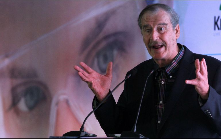 VICENTE FOX. Ante el error, varios de sus seguidores lo criticaron. EFE / ARCHIVO