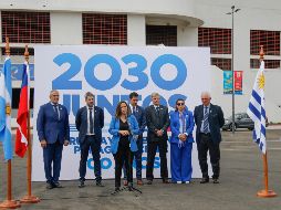 La organización “Corporación Juntos 2030” integrada por Argentina, Chile, Paraguay y Uruguay proyecta, además, conmemorar el primer centenario de la justa mundialista, realizada por primera vez en Uruguay en 1930. EFE/ ESPECIAL