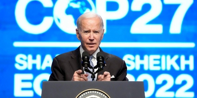 COP27: Biden calls for redoubling efforts against climate change