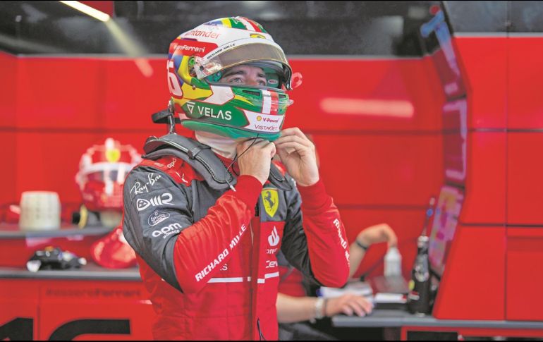 Leclerc lucha por el subcampeonato con el mexicano Checo Pérez. ESPECIAL/Scuderia Ferrari